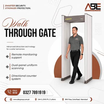 Walk Through Metal Detector Security Gate