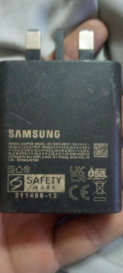 Samsung 45 watt end samsang 25 watt original charger
