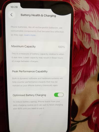 Apple iPhone 12 with charger bilkul ok mobile ha 100% helth