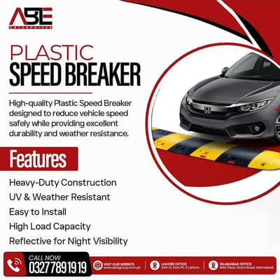 Speed Breakers Plastic, Rubber & Aluminum | Road Safety Equipment