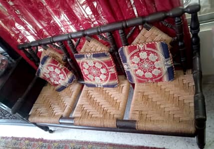 Wooden Chairs set for 7