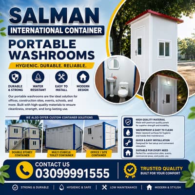 Office prefab containers/portable washroom/security guard room/canteen