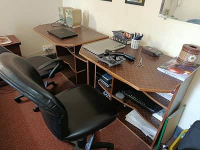 tTow Office/Computer chairs and 1 Office/Computer  table