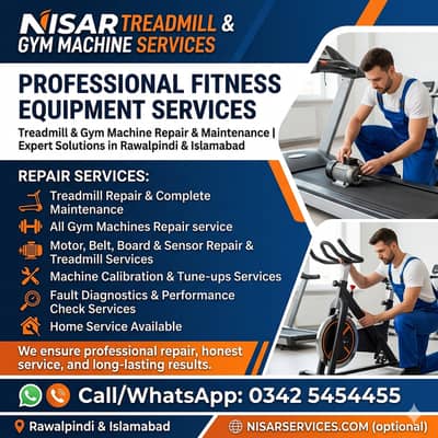 Gym Equipment Repair & Maintenance Services in Islamabad