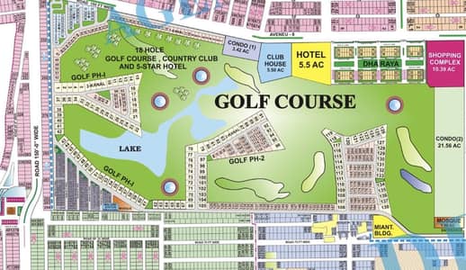 04-kanal Corner , 70'ft Road near Golf Course directly approaches