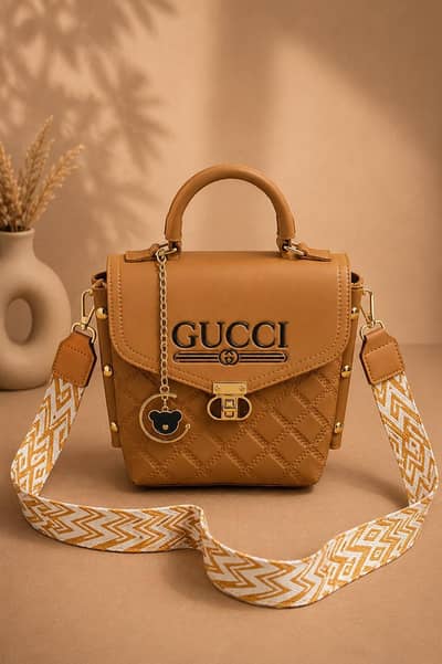 Stylish Women Crossbody Handbag Blue Gucci Style