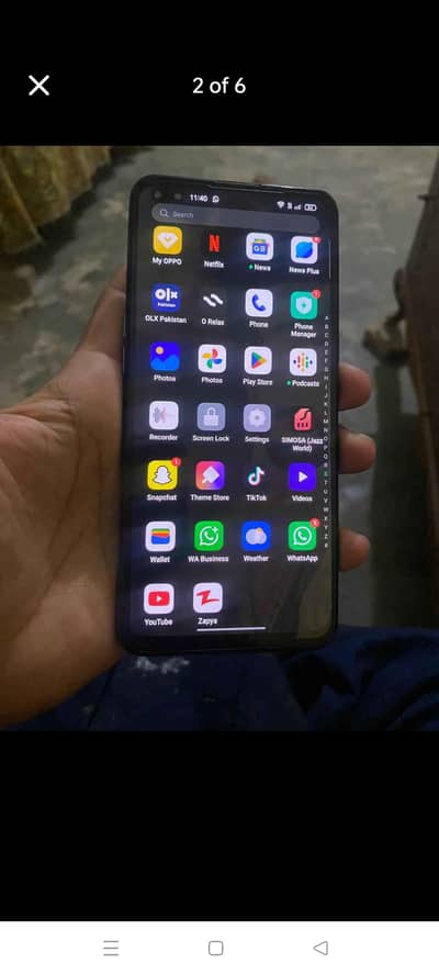 oppo f 17 pro 8+5/128 super amlod display finger in display