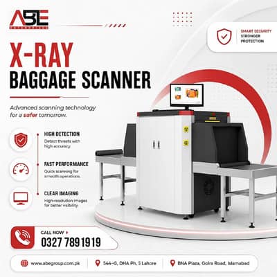 X-Ray Baggage Scanner | Hand Carry, Luggage & Cargo Inspection System