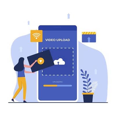 social media video upload work