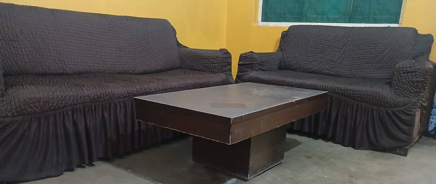 Sofa set with table 2