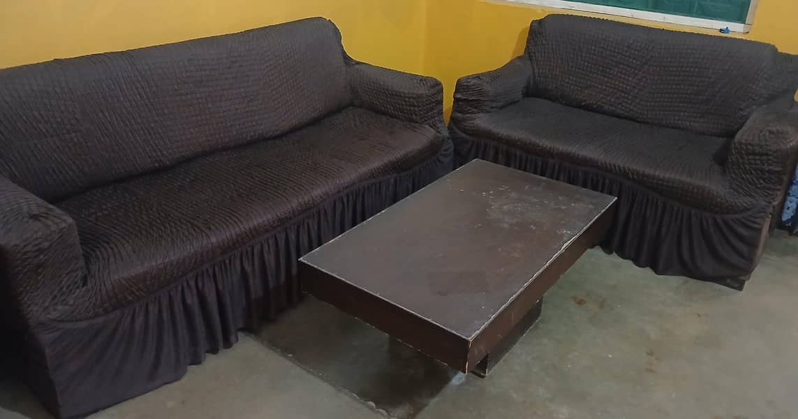 Sofa set with table 3