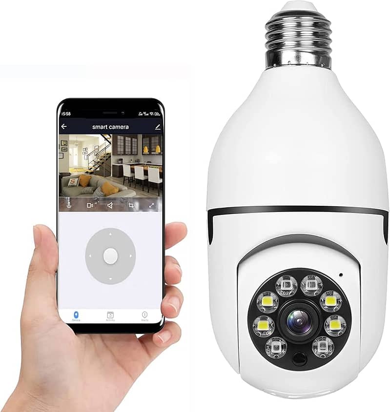 Panoramic HD Security Bulb Camera 1