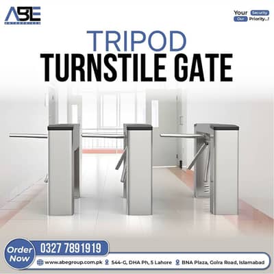 Tripod Turnstile Barrier | Waist Height Access Control Gate