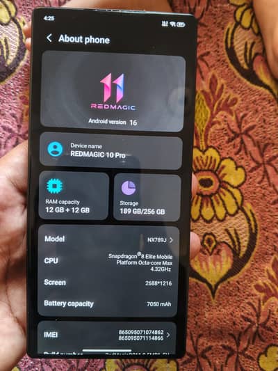 ZTE Nubia RedMagic 10 Pro - 12GB/256GB | 10/10 Condition