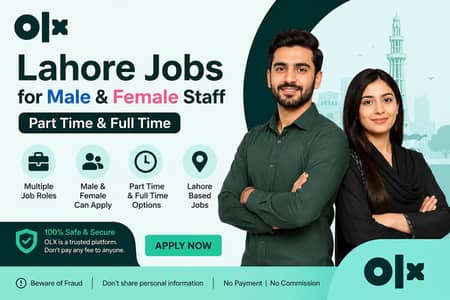 Lahore Jobs for Male & Female Staff | Part Time & Full Time