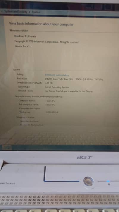 Acer Laptop