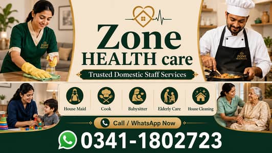 We Provide All Domestic Staff House Maids Driver Cook Chef Babysitter