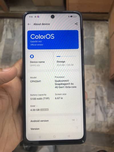 OPPO A5i only sell