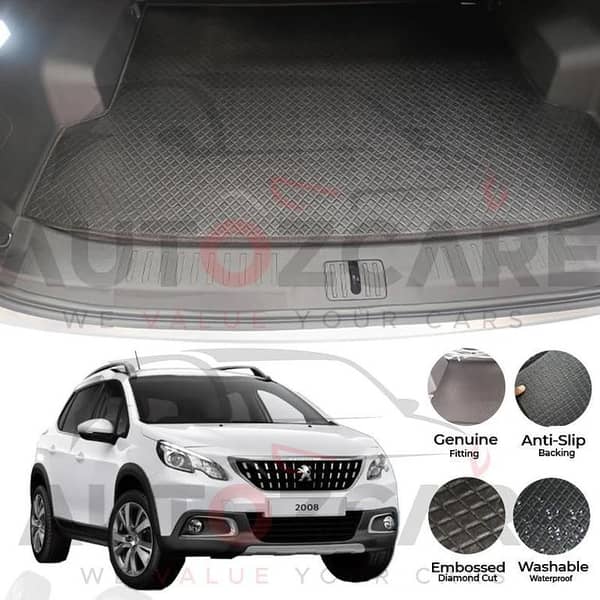 Peugeot 2008 China Rexine Trunk Mat - Model 2022-2025