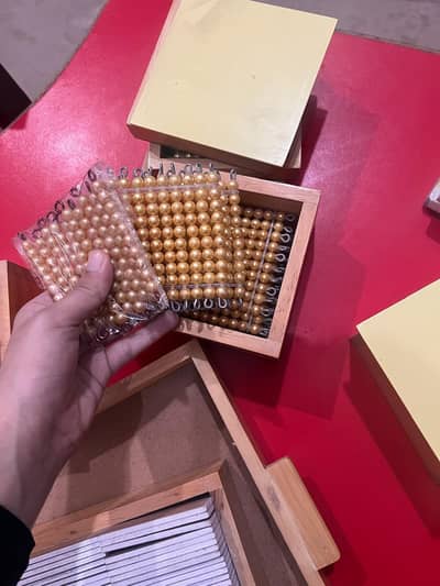 Montessori maths golden bead materials