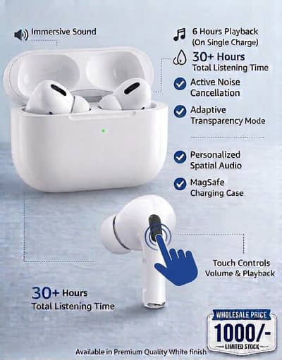 EarBuds 30+Hours working