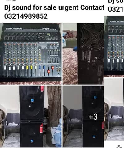 imran mixer speakers mic urgent sale