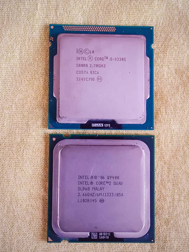 Intel i5 3rd & Intel core2Quad processors available. 0