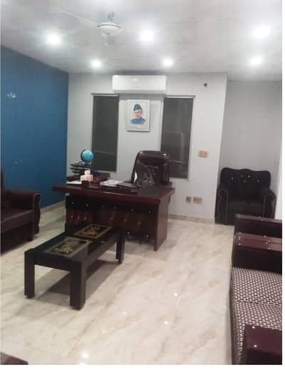 Sami Furnished Area 1800 Square Feet Brand New Corporation Office Available For Rent In Main Boulevard Road Gulberg 3 Lahore