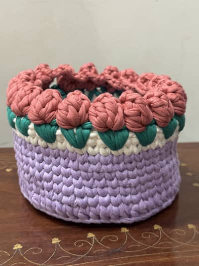 Handmade crochet items | Custom crochet organizer