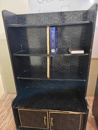 Bookshelf, dressing and iron cum computer table