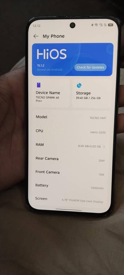 Tecno Spark 40 pro plus
