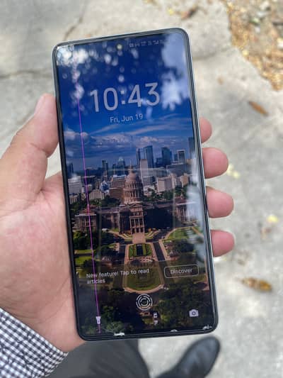 Tecno CAMON 20 Just one line on screen and Back Change