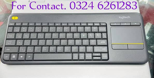 Logitech k400 wireless keyboard with touchpad