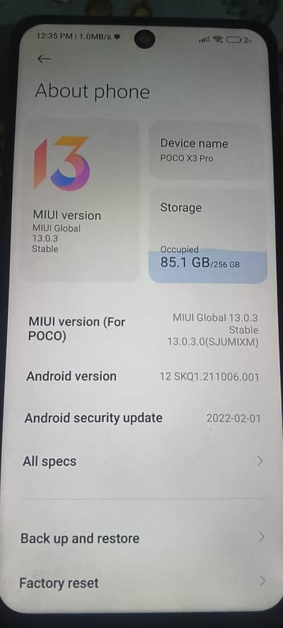Xiaomi Poco X3 Pro