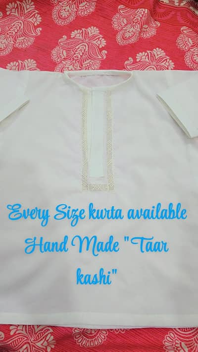 Hand made Kurta with "Taar Kashi"