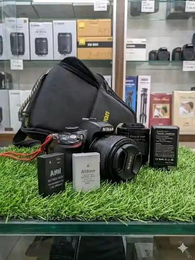 Nikon D3200 with 50mm 1.8 lens