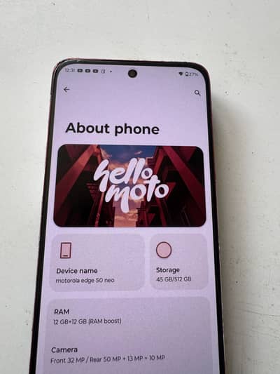 Motorola note Edge 50
