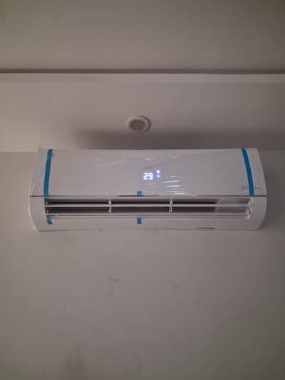 Haier 2 ton split ac, almost new with warranty card and receipt