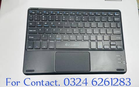 Bluetooth keyboard with touchpad with 1 year warranty