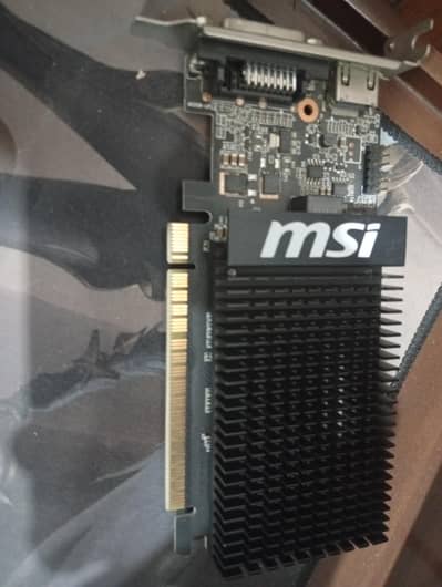 "MSI GT 710 2GB DDR3 HDMI,VGA port Gaming Graphics Card - Urgent Sale"
