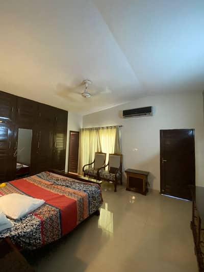 F7 Fully Furnished 3 Bed Room Portion Available For Rent