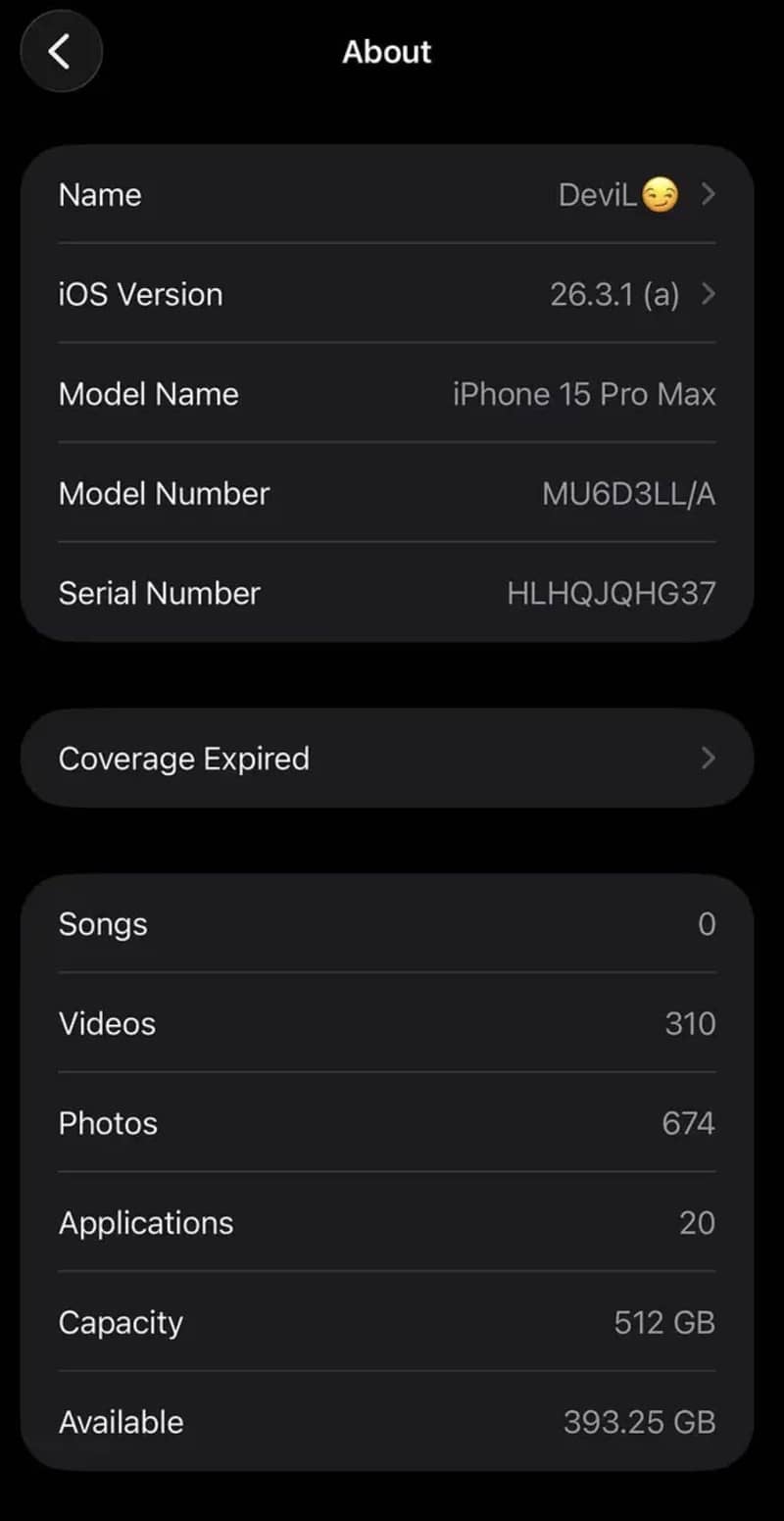 Iphone 15 pro max JV 7