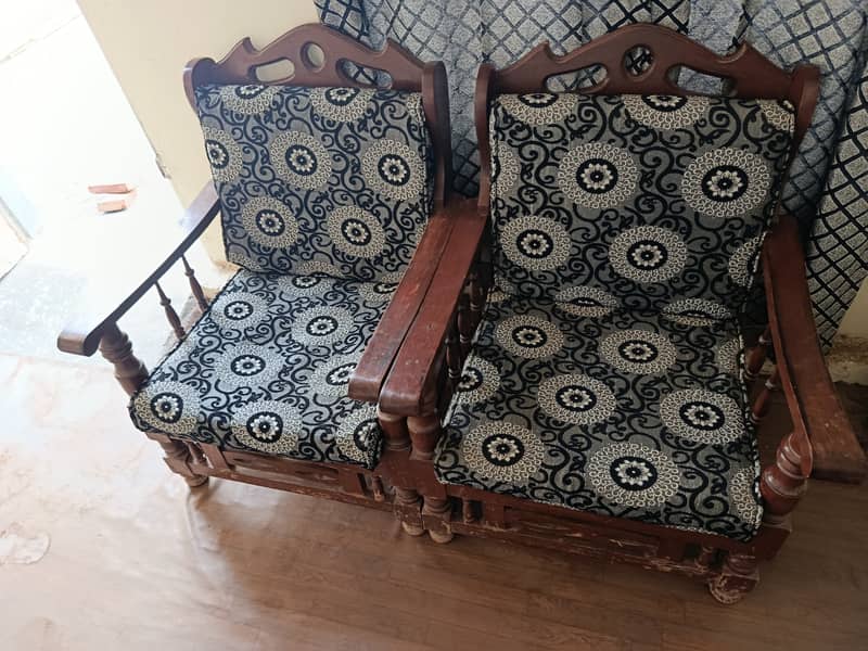 Antique Wooden Sofas 2