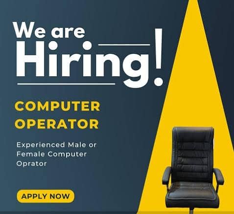 Computer Operators and Data Entry staff for service centers, 0