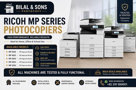 Ricoh Photocopier for Sale | Office Copier Machines | Tested & Working