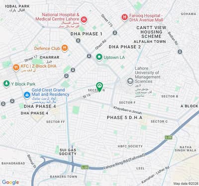 DHA Phase 5 - Block G Residential Plot Sized 1 Kanal For sale