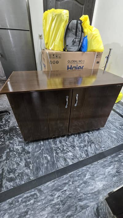 Iron Stand for Sale – With 2 Storage Doors