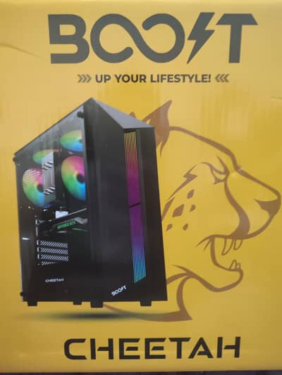 Boost Cheetah With 3 ARGB Fans Gaming Case