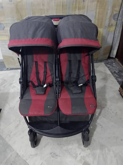 Imported twin baby pram/walker