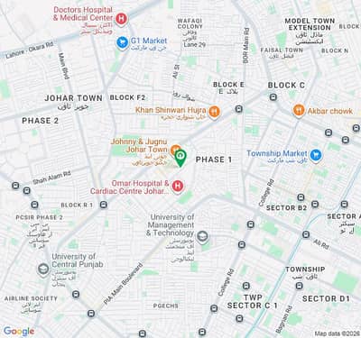 Residential Plot For Sale In Johar Town Phase 1 - Block D1